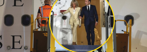 Эммануэль и Бриджит Макрон