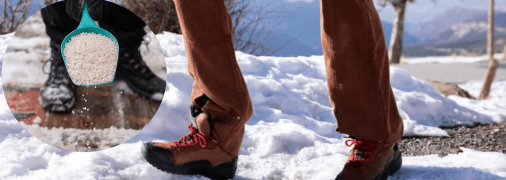 Вредит ли соль с тротуаров обуви