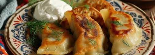 Вареники с картофелем — невероятно вкусное традиционное украинское блюдо (изображение создано с помощью ИИ)
