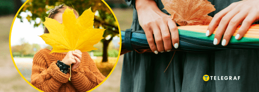 Осінь вже дає про себе знати першим жовтим листям