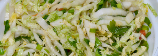 Салат получается свежим и сочным