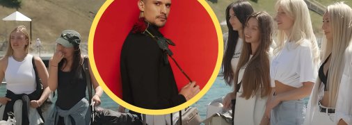 Учасниці шоу "Холостяк" і головний герой Тарас Цимбалюк