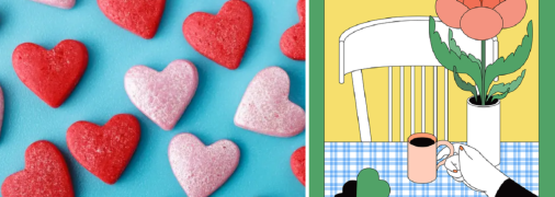 Симпатичні листівки для одинаків