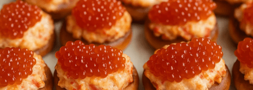 Бублики з крабовою начинкою