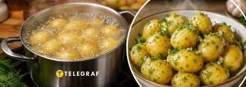 Варенный молодой картофель