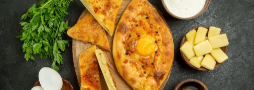 Простий рецепт хачапурі човником