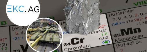 Хром критично важливий для виробництва зброї