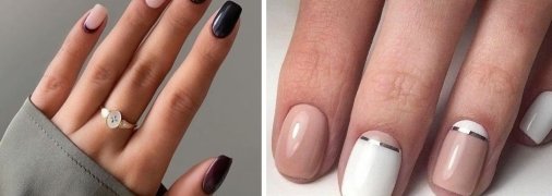 Круті дизайни для коротких і середньої довжини нігтів