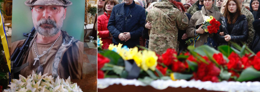 Прощание с Олегом Барной в Киеве