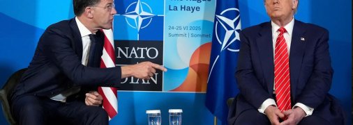 Марк Рютте и Дональд Трамп