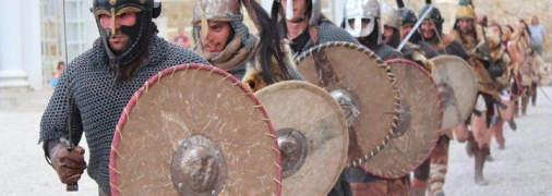 Давньоболгарські воїни (реконструкція)