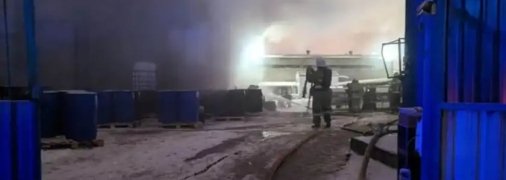 Пожежа на хімічному заводі в Росії
