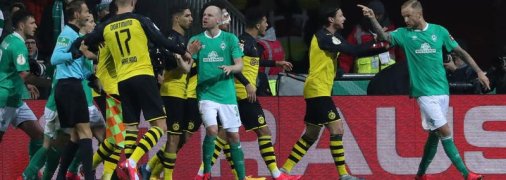 Холанд вновь забил, но Боруссия сенсационно влетела с Кубка Германии