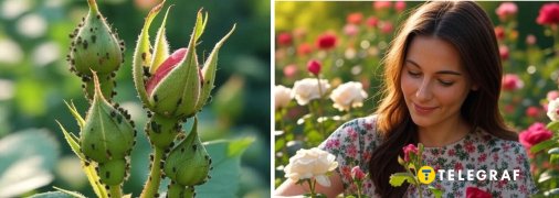 Є простий спосіб, як влітку врятувати троянди від попелиці