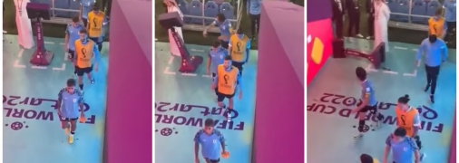 Кавані ламає монітор VAR