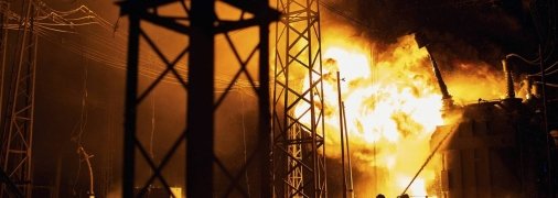 Последствия обстрелов энергосетей