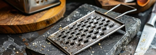 Терку можно легко заточить в домашних условиях (изображение создано с помощью ИИ)