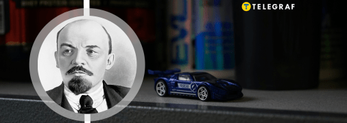 У Києві помітили незвичайну машину та пожартували про Леніна