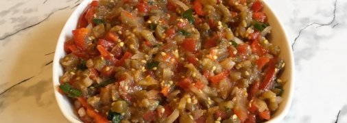 Рецепт закуски з баклажанів і перцю