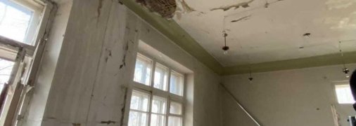 Харьковский диспансер больше похож на дом из фильма-катастрофы