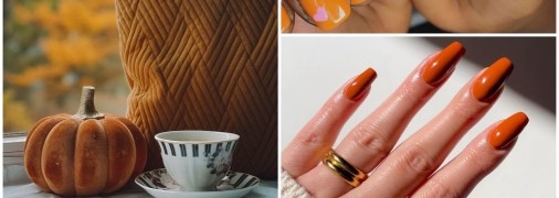 Гарбузова тема – головний тренд осіннього нейл-арту