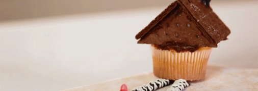 Видео-рецепт: капкейк домик ведьмы