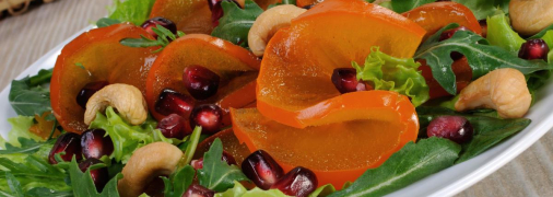 Дуже смачний салат з хурмою