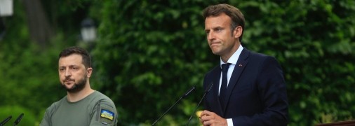 Володимир Зеленський та Емманюель Макрон