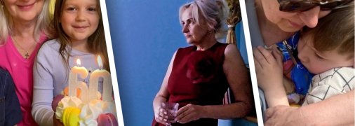 Ірина Фаріон з онуками