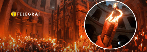 В перші хвилини благодатний вогонь не обпалює