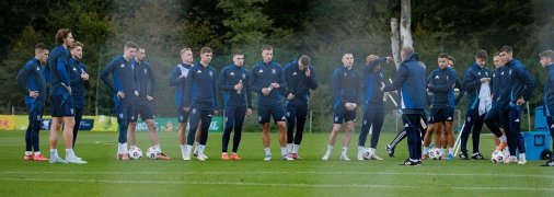 Збірна України на тренуванні