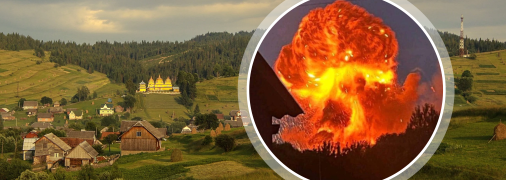 В Полтавской области взорвался склад БК, местные жители гневаются в сети (фото)