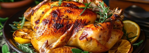 Курица с лимоном – отличный вариант семейного ужина (изображение создано с помощью ИИ)