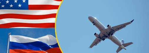 Літак із РФ незабаром прибуде до Сполучених Штатів