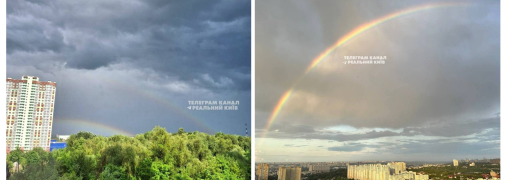 В Киеве было дождливо