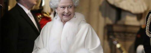 Королева Єлизавета II після виступу у парламенті