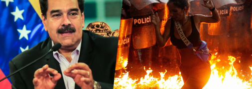 Ніколас Мадуро облаяв протестуючих