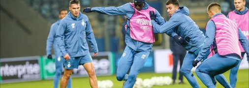 Тренування футболістів "Динамо"