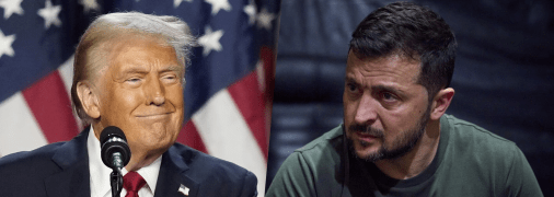 Дональд Трамп та Володимир Зеленський