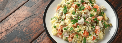 Заправьте блюдо домашним майонезом