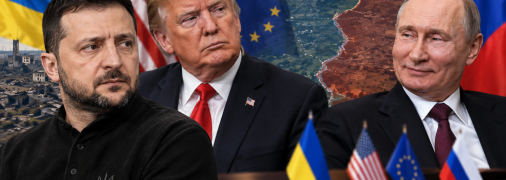 Владимир Зеленский, Дональд Трамп и Владимир Путин