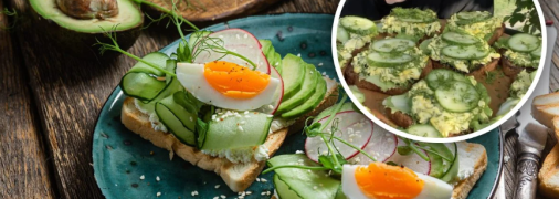 Отличные бутерброды с яйцами и зеленью