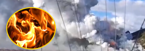 Дим було видно за кілометри