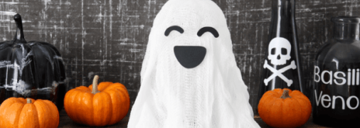 Мастер-класс: как сделать привидение из марли на Хеллоуин