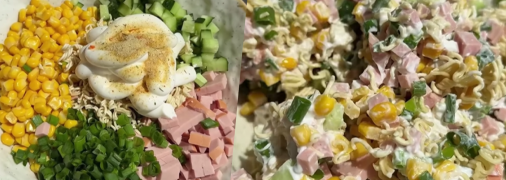 Ситний салат з вермішелі швидкого приготування