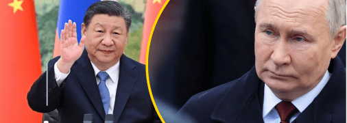 Си Дзиньпин и Владимир Путин