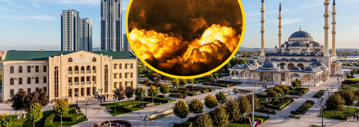 На одной из АЗС в Грозном случился взрыв