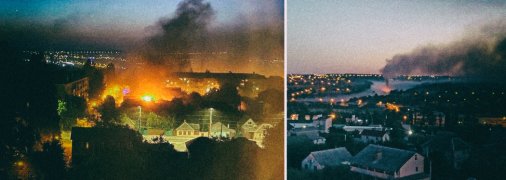 Так Белгород выглядел в ночь на 3 июля