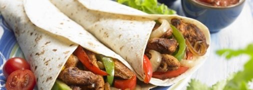 Фахитас с мясом и овощами