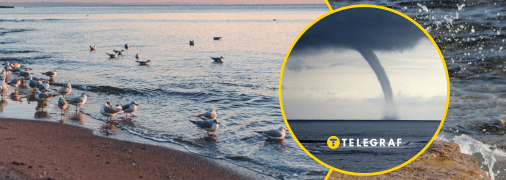 Поднялся до небес: на Одесском побережье заметили редкое природное явление (видео)